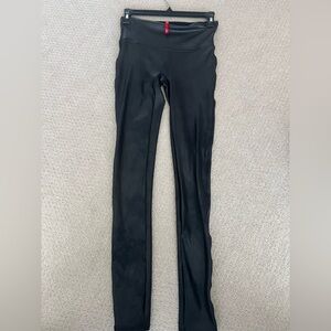 Spanx Faux black leather leggings